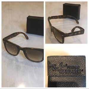 Ray Ban Folding Wayfarers w/ Case - GUC